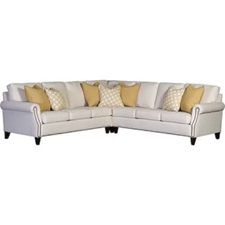 Transitional 6-Seat Sectional Sofa